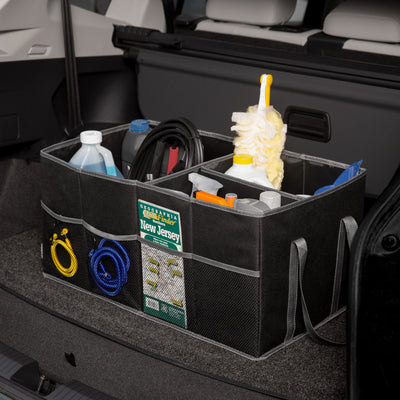 4 of 4:Organiseur de coffre pliable Simplify en noir 