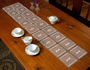16 of 21:Blossom Embroidered Vintage Lace Design Table Runner 