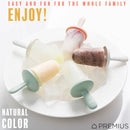 8 of 8:PREMIUS 4 Silicone Ice Pop Maker Mold Set, White, 9.25x2.95x4.52 Inches 