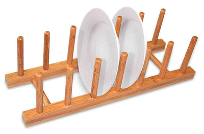 3 of 7:Égouttoir à vaisselle en bambou Home Basics 