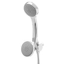 1 of 3:Home Basics Stainless Steel Adjustable Dual Shower Head Massager, Chrome 