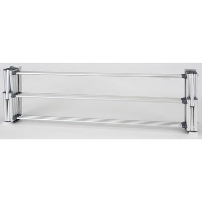 4 of 4:Woolite Aluminum Collapsible Wall Drying Rack 