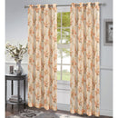 5 of 8:Rideau transparent à œillets pour fenêtre Romy, imprimé floral, 54 x 84 pouces 