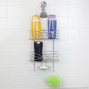 4 of 5:Home Basics Marquee Shower Caddy, Chrome 