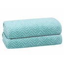 1 of 32:Serviette de bain PREMIUS en fil de coton teint à chevrons, lot de 2, 27 x 54 pouces 