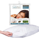 1 of 4:SafeRest Premium Terry Zippered Waterproof Pillow Protector, Standard, White 