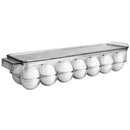 1 of 7:Porte-œufs Home Basics avec couvercle transparent, 14 charges 