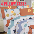 7 of 12:PREMIUS Premium Prism Pop 4 & 6 Piece Microfiber Printed Wrinkle-Free Sheet Set 