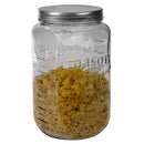 1 of 4:Home Basics 153.6 oz. X-Large  Glass Mason Canister Jar, Clear 