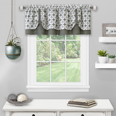 1 of 4:Cenefa de recogida de doble capa Callie - 58x14 - Gris 