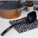 5 of 5:Louche antiadhésive en nylon et plastique Home Basics, noire 