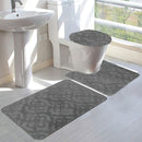 6 of 7:Maribel 3-Piece Non-Slip Tufted Bath Rug Set 