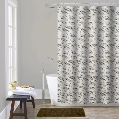 2 of 5:Doral 14 Piece Chenille Non-Slip Bath Rug with Shower Curtain Set 