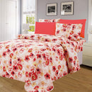 1 of 4:PREMIUS Antonia Wrinkle-Free Microfiber Sheet Set, Red 