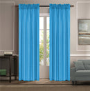 13 of 17:Melanie Faux Silk Rod Pocket Window Panel, 55x84 Inches 