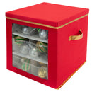 1 of 2:Simplify 27 Count Large Ornament Storage Box with See Through Window 