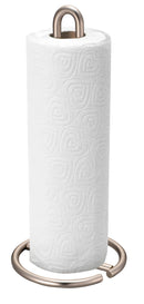 2 of 7:Porte-essuie-tout Home Basics, collection Simplicity, nickel satiné 