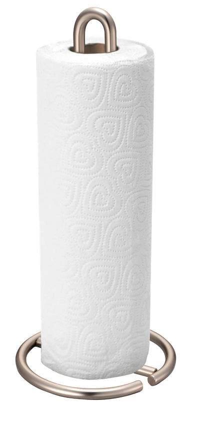 2 of 7:Porte-essuie-tout Home Basics, collection Simplicity, nickel satiné 