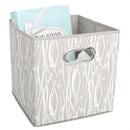 1 of 4:Home Basics Weave Collapsible Non-Woven Storage Bin with Grommet Handle, Taupe 