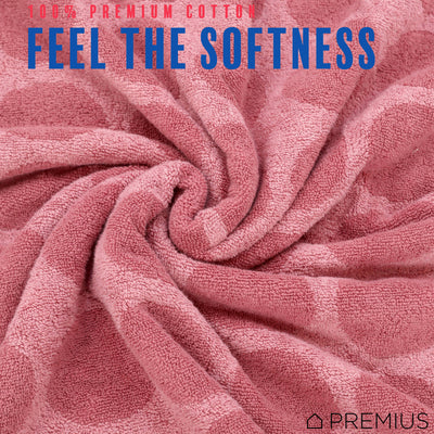 18 of 31:PREMIUS 2 Pack Circles 100% Cotton Yarn Dyed Bath Towel, 27x54 Inches 