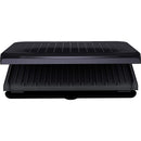 12 of 12:George Foreman 9-Serving Classic Plate Electric Indoor Grill and Panini Press, Gray 