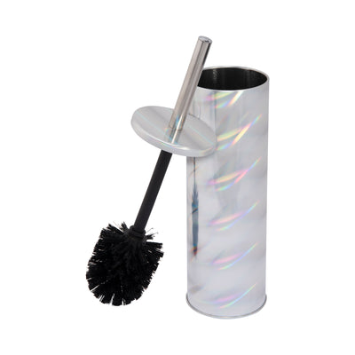1 of 4:Bath Bliss Holographic Toilet Bowl Brush and Holder 