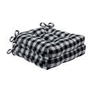 5 of 6:Buffalo Check Tufted - Juego de 2 cojines para silla, 16.0 x 15.0 x 3.0 in 