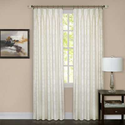 1 of 1:Windsor Pinch Pleat Window Curtain Panel 34x63 Inches 