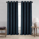 9 of 16:Boucle Textured Grommet Window Curtain Panel, 54x84 Inches 