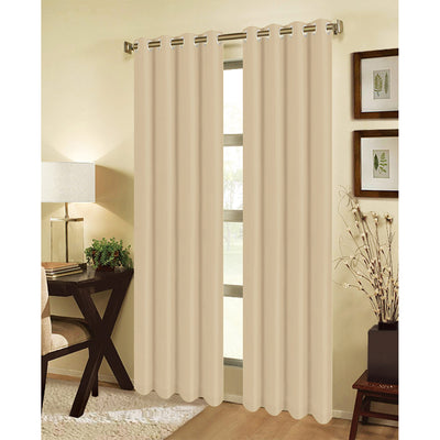 11 of 16:Jeannie Room Darkening Grommet Window Panel, 54x95 Inches 