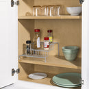 5 of 6:Home Basics Estante para condimentos de acero recubierto de vinilo de 3 niveles, plateado 