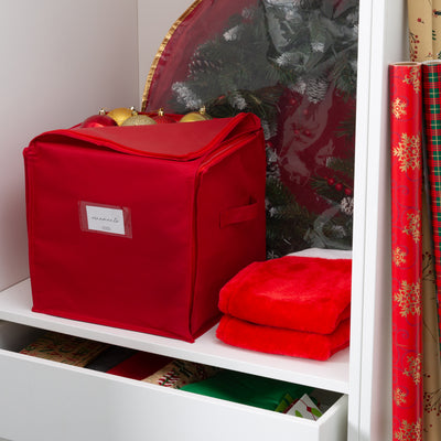 3 of 4:Simplify 64 Count Stackable Christmas Ornament Storage Box 
