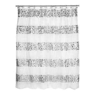 6 of 9:Sinatra Complete Bath Ensemble Decor Set, blanco, todo se vende por separado 