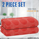 24 of 31:PREMIUS 2 Pack Circles 100% Cotton Yarn Dyed Bath Towel, 27x54 Inches 