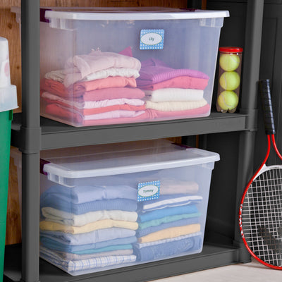 1 of 1:Sterilite 66 Quart/62 Liter ClearView Latch™ Box 