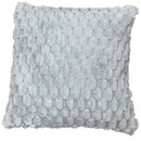2 of 6:EClair Honeycomb Faux Fur Decorative Throw Pillow, 20x20 Inches 