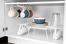 5 of 7:Home Basics Estante para tazas debajo del estante 