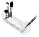 1 of 2:Organiseur de cosmétiques large Home Basics, transparent 