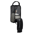 2 of 4:Trousse de toilette suspendue Simplify en maille noire 
