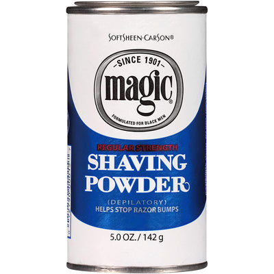 1 of 3:Magic Regular Razorless Shaving Powder for Men, Blue, 5 Ounces 