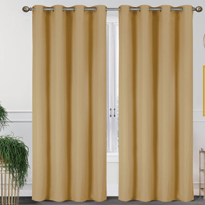 2 of 36:Lillian Room Darkening Grommet Window Panel, 55x84 Inches 