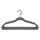 1 of 4:Simplify 10 Super Slim Velvet Huggable Hangers in Grey 