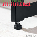 4 of 6:PREMIUS 2 Layer Stackable Mesh Shelf Shoe Rack, Black, 29x12x16.5 Inches 