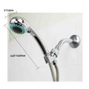 4 of 4:Pommeau de douche massant 3 fonctions en acier chromé Home Basics 