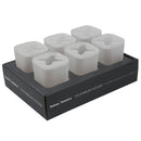 1 of 2:Home Basics Soporte para cepillos de dientes de plástico recubierto de goma esmerilado 