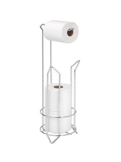 1 of 3:Bath Bliss Toilet Paper Holder and Reserve in Chrome 