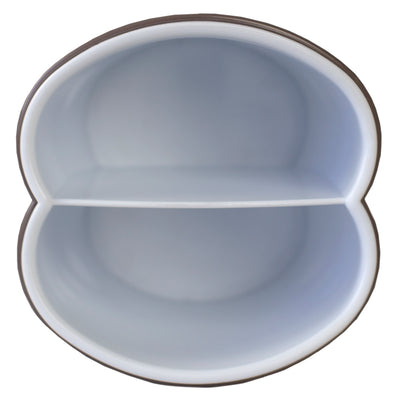 2 of 4:Porte-éponge double Home Basics, gris 