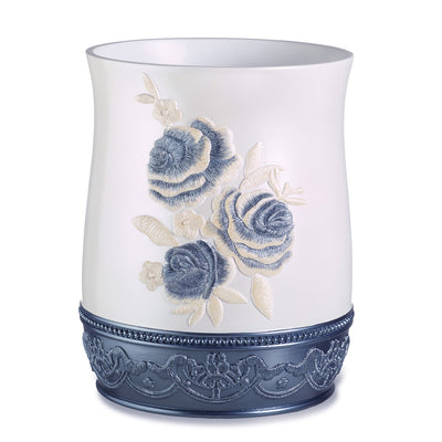 5 of 9:Blossom Rose Complete Bath Ensemble Decor Set, Blue, All Sold Separately 