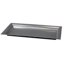3 of 5:Home Basics Plastic Vanity Tray, Silver 