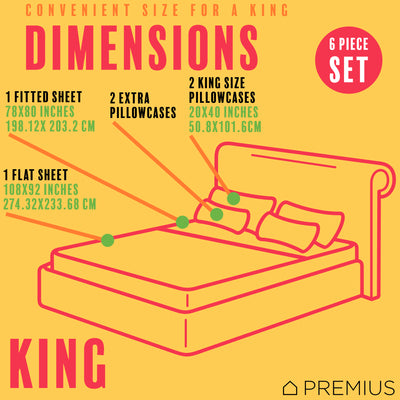 13 of 28:PREMIUS Jennifer Soft Wrinkle-Free Microfiber Sheet Set, White-Pink 